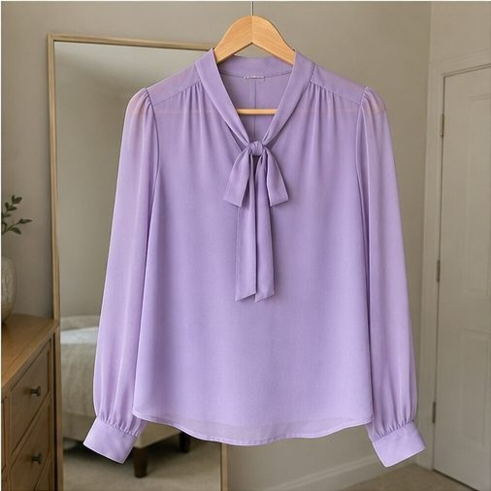 Taupe Wrap Blouse